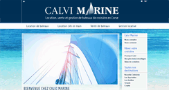 Desktop Screenshot of calvi-marine.com